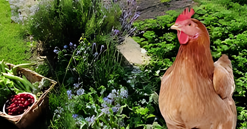 Alternance poules et potager