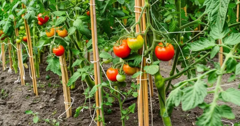 Tuteurer les tomates