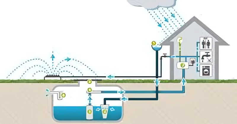 Récupération de l'eau de pluie