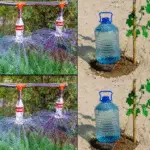 arrosage automatique avec des bouteilles d’eau